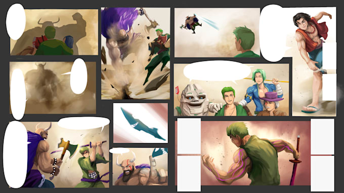 do professional comic and manga