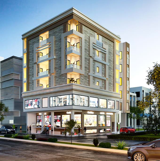 create 3d model and render exterior, interior, 3d floor plan