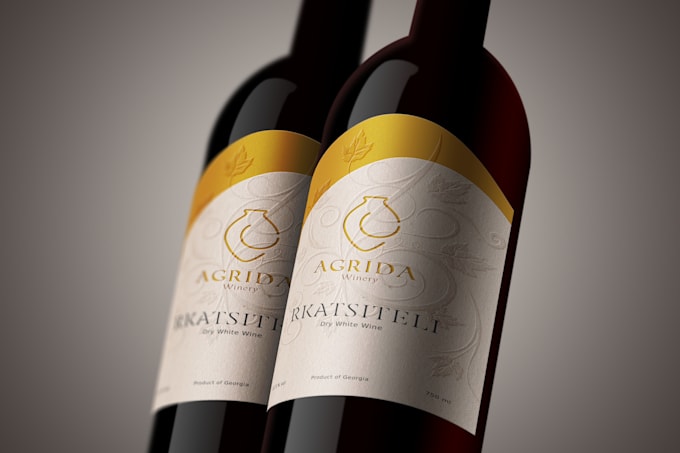 design premium labels for wine, gin, vodka, whisky, and beer