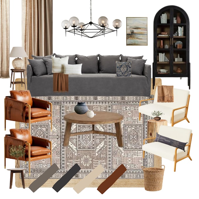 create interior design mood boards for your next project