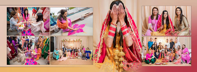 do professional wedding album design
