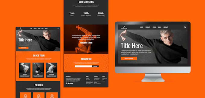 develop a responsive wordpress website