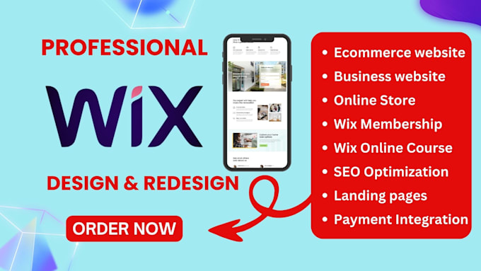 design professional wix website wix website redesign wix design