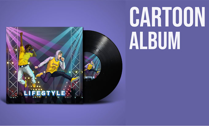 create custom cover album design