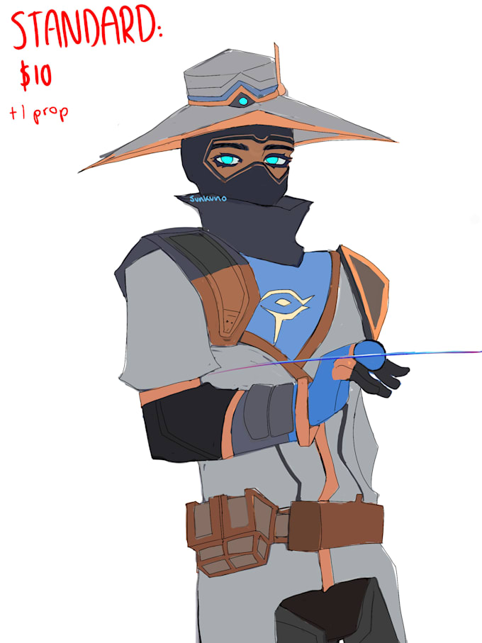 draw you as a valorant character