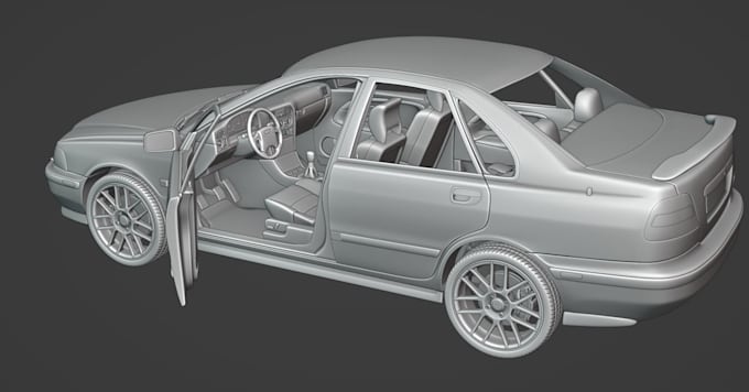 make a car 3d model in blender