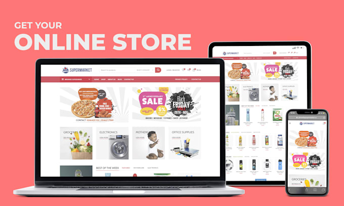 build or clone ecommerce online store website using woocommerce