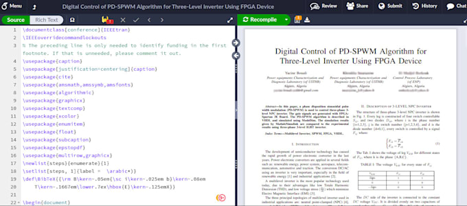 convert any document into latex