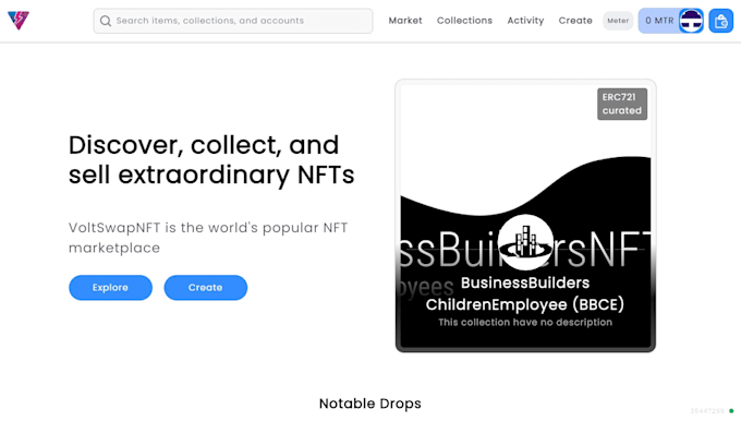 build nft market, ai minting site on evm, zkevm, solana