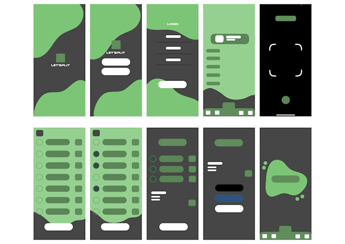 Create pretty ui, ux design by Gleonaviciute | Fiverr