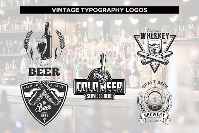 craft professional vintage and retro logo designs with timeless appeal
