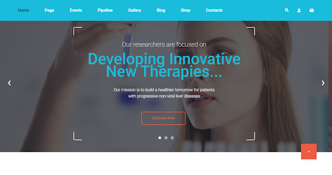 create a stunning pharmacy website, medical store, dental website