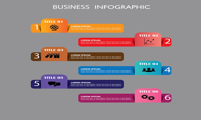 design unique professional business infographics, flowchart