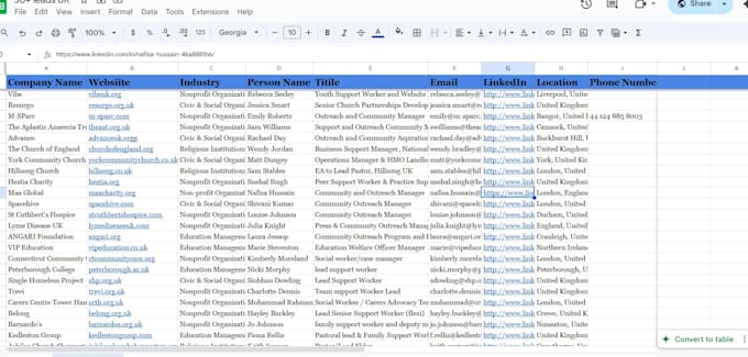 do b2b lead generation, linkedin research and verified email list building