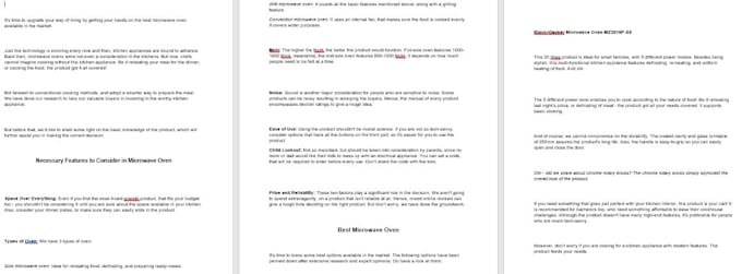 write amazon affiliate scrape articles and best buying guide