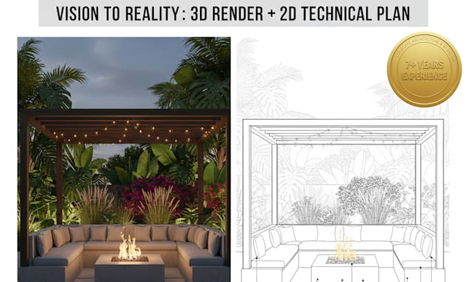 be your professional landscape architect and do backyard landscape design