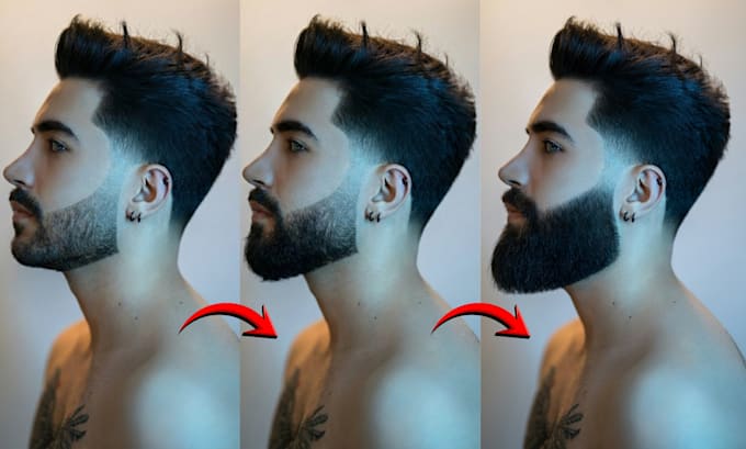 change hairstyle, beard, or hair color on your photo