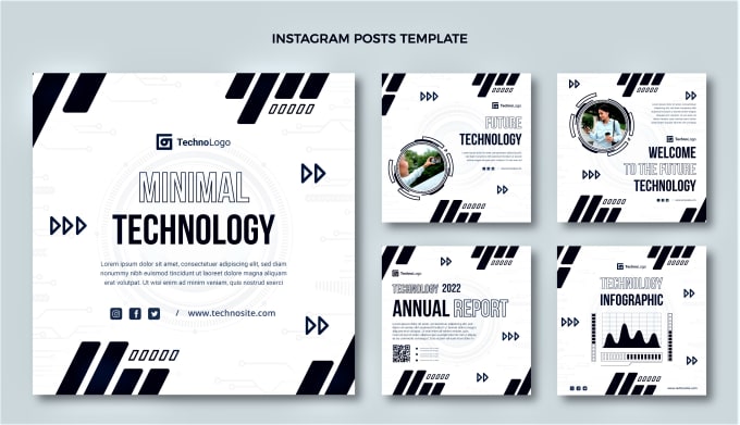 design professional social media posts , canva templates