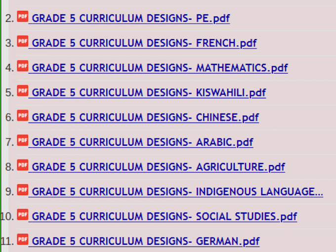 create curriculum for preschool to high school