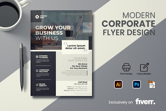 design eye catching marketing flyer for special event