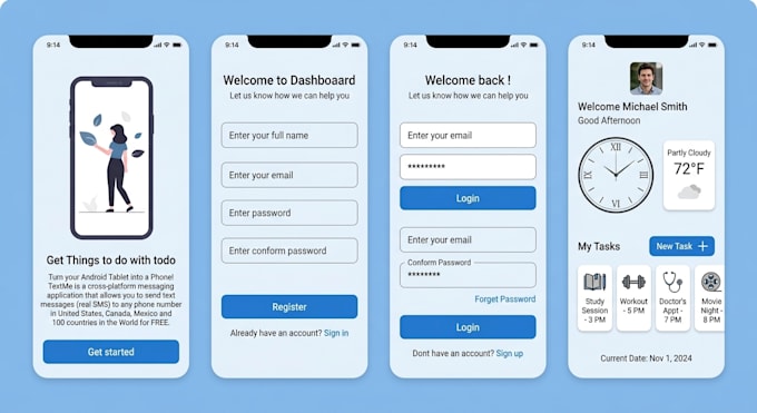 do interactive mobile app UI UX