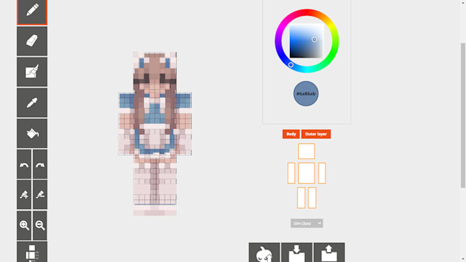 create a personal minecraft skin made specifically for you