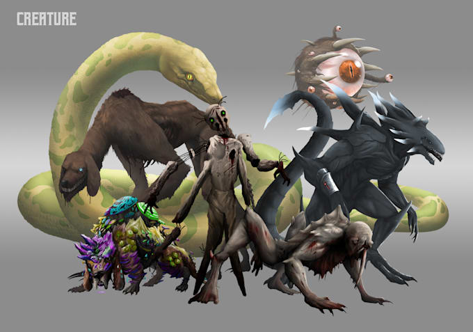 create scp, monster, alien and eldritch horror for you
