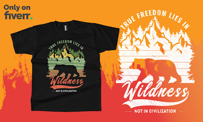 do a cool text and graphic based attractive t shirt design