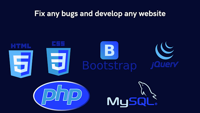 your php developer to fix any error and develop any website