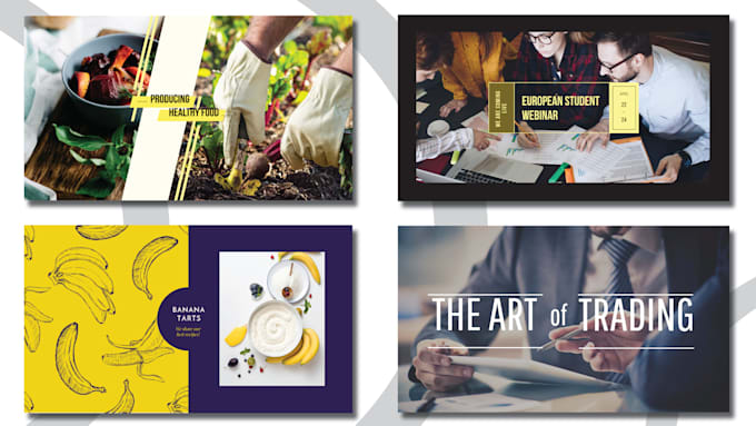 create a youtube thumbnail and channel cover design