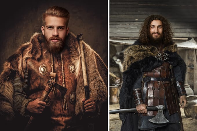 create custom viking portraits from your photo