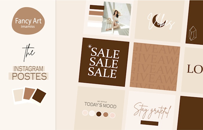 instagram post and story templates