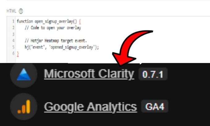 setup microsoft clarity for your website via GTM