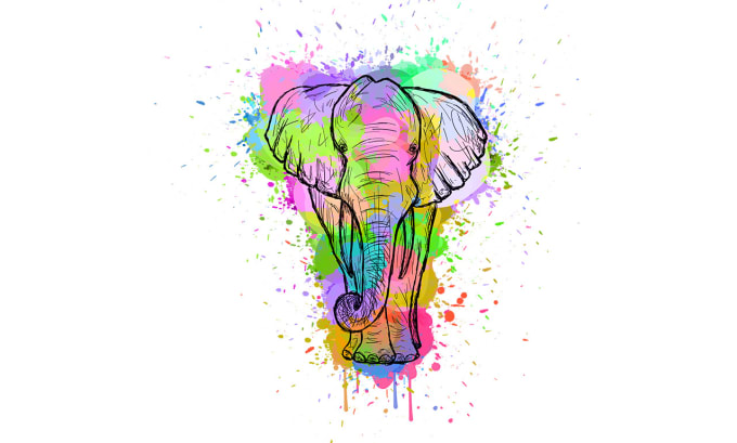 do amazing trendy watercolor graphic t shirt design