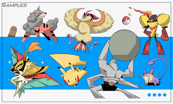 draw custom characters design in my unique style