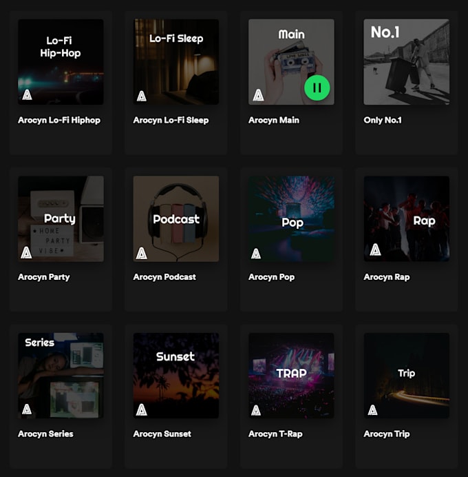 Design a spotify playlist cover art by Arocyn Fiverr