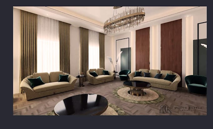 design modeling render interior, exterior by 3dmax