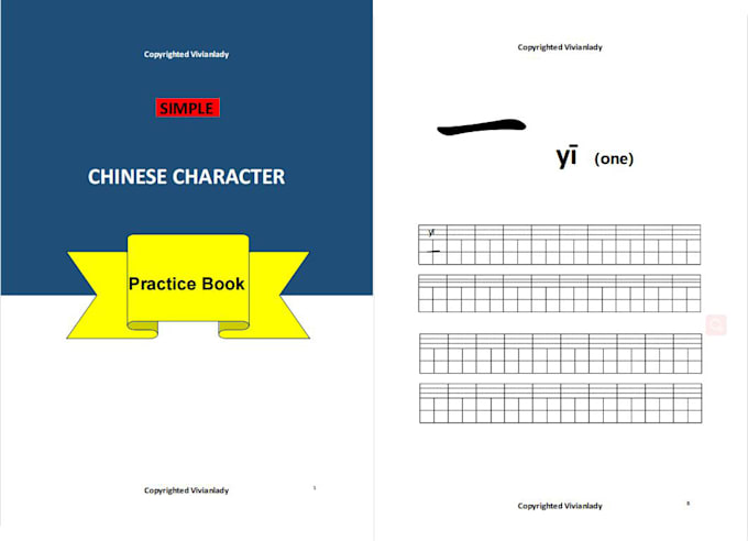 create a practice book to learn chinese characters