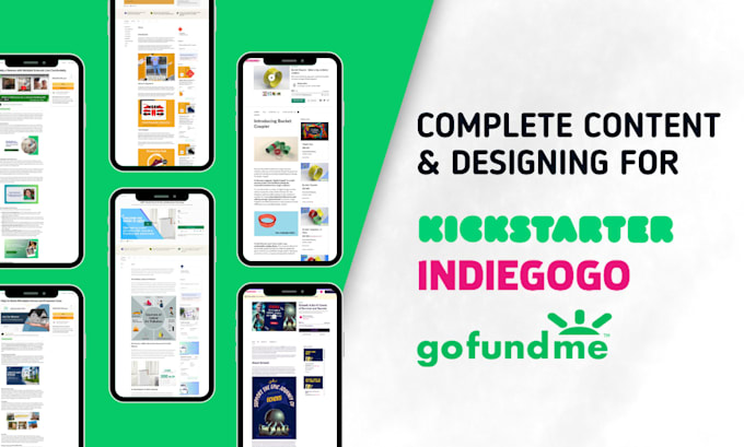 write and design gofundme kickstarter indiegogo campaign