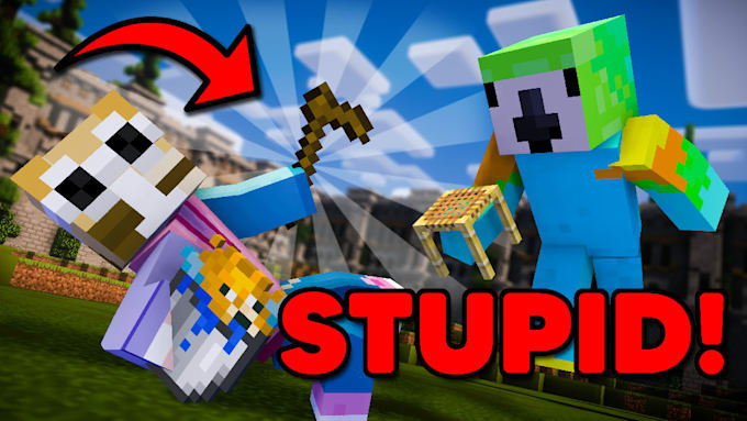 Make you a clickable minecraft thumbnail by Theloppezz | Fiverr