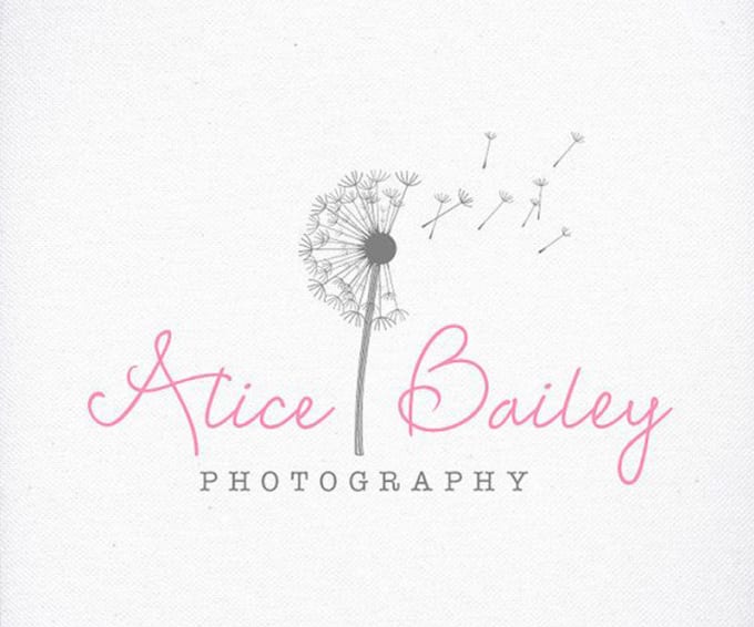 design dandelion flower logo for you