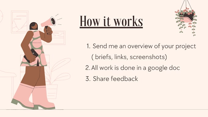 write UX copy and website copy
