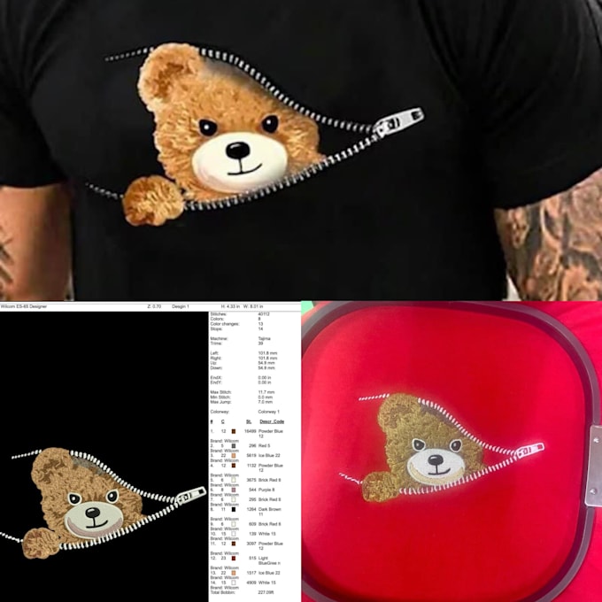 do embroidery digitizing in dst,pes,emb