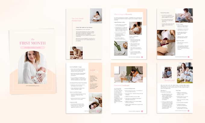 design workbook, PDF,  lead magnet, ebook in canva