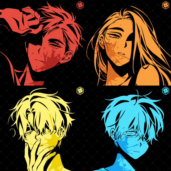 draw alien stage album splash art style