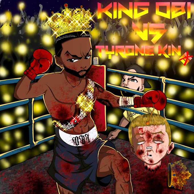 draw a boondocks cartoon of your picture in 24h