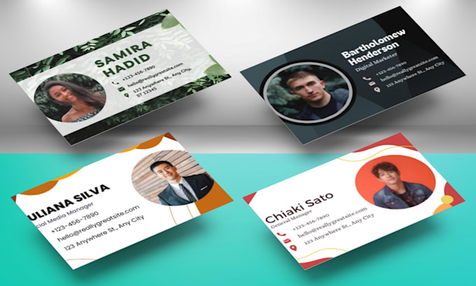 design modern responsive clickable HTML email signature