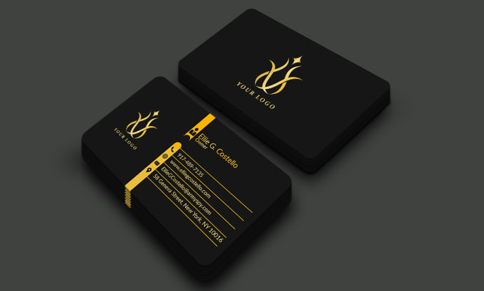 do minimal creative luxury style business card design