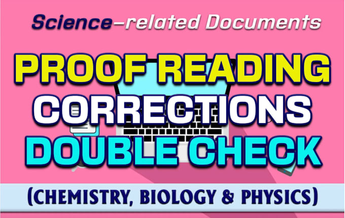 provide high quality science proofreading and editing