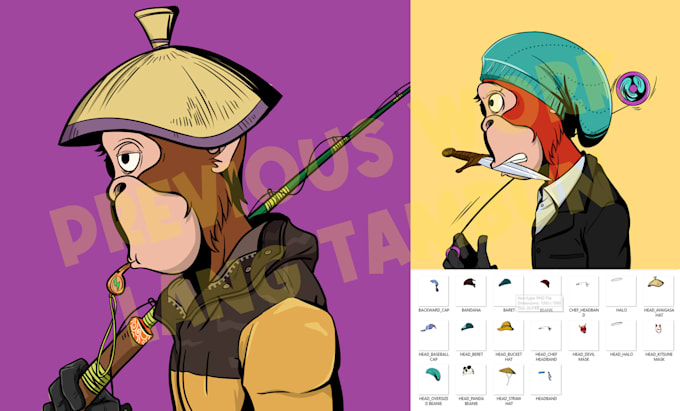 create your nft art collection with azuki style